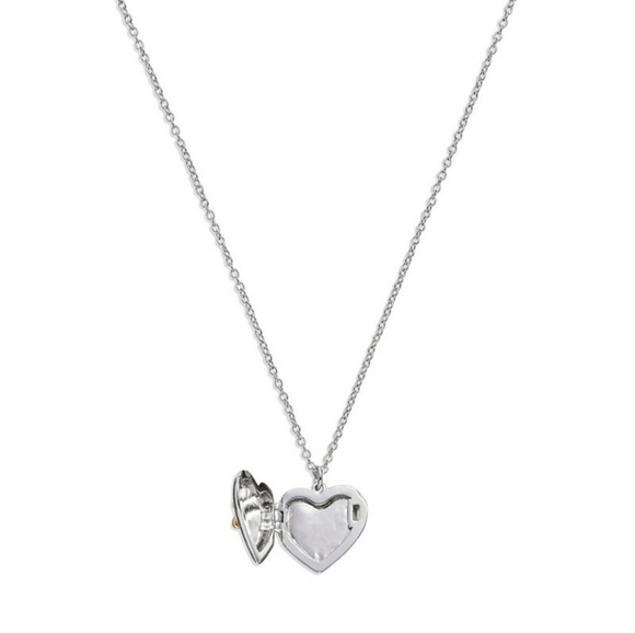 COACH WOMEN'S SIGNATURE HEART LOCKET NECKLACE - Picture 3 of 4